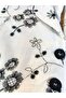 Premium Series-Embroidered Linen Jacket-T-Shirt and Denim Trousers 3-Piece Set - 8