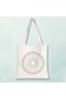 5 Pieces of Mandala Flower Paintable Raw Fabric Shoulder Bags - Design Your Own Bag - Painting Activity - 2
