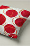 Modern Red Circle Pattern Cushion Cover 045 – Abstract Geometric Decorative Pillowcase 45X45 cm - 3