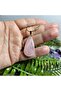 Pink Quartz Natural Stone Necklace - 4 - (Handmade Design Products) - 3