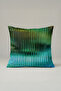 Green Blue Gradient Throw Pillow Cover 035 – Modern Decorative Pillow Cover 45X45 cm