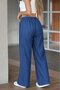 Women's High Waist Elastic Lace-Up Jeans - 5