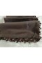 Handmade Plastic Sequin Writing, Yemeni Cheesecloth, Scarf, 4 Edges Embroidered - 5