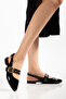 Women's Daily Ballet Flats with Thick Soles and Buckles, Stylish and Comfortable, Code-1003