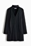 Scarf-detail satin dress - 5