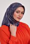 وشاح كريستالي لامع بنمط مخطط