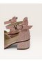 Girl's Powder Glitter Orthopedic Evening Dress Shoes - 3