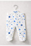 Star Patterned 5-Piece Special Textured Cotton Baby Hospital Discharge Set - 2