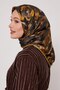 Floral Pastel Pattern Sparkling Crystal Scarf