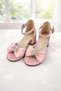 Girl's Powder Glitter Orthopedic Evening Dress Shoes