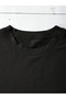 Cherries written cherry design printed black women's t-shirt - 4