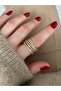 Limited Edition - 7 Row Stone Bottom Adjustable Women's Ring - 6