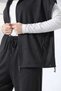 Modal Tracksuit Set with Parachute Trim on the Sides, Vest and Pants - 6