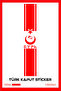 Turkish Written Hood Sticker 118X20 cm