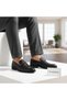 Black Loafer with Side Buckle - 4