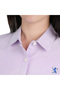 Women’s Slim Fit Cotton Oxford Shirt | Acute Collar with Embroidery - 3