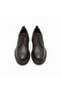 Brown High-Sole Loafer with Back Clasp - 7