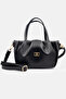 Women's Handbag with Hand Strap, Adjustable, Stylish, Standard Size, Black, Stylish Women's Handbag - 7