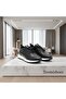 Black Sneaker with Motifed Textured Sole - 7