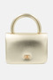 Stylish Design Gold Women's Handbag with Chain Detail, Special Women's Bag for Events and Daily Use - 4