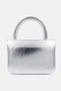 Stylish Design Silver Women's Handbag with Chain Detail, Special Women's Bag for Events and Daily Use - 6