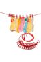 Portable Clothesline and Pegs Set Practical Drying Line Balcony Bathroom Durable Hanging Rope - 3