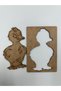 10 Pieces of Ducklings Wooden Painting School Event Activity Art 15 cm - 2
