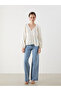 V-Neck Textured Blouse - 2