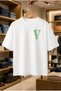 Summer Short Sleeve T-Shirt Anti-Sweat Cotton Printed T-Shirt Rabbit V - 2