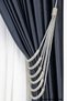 Ceiling Mounting with Cornice, Custom Made Stone and Metal Decorative Curtain Tieback, Braçol Curtain Accessory - 2