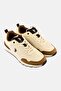 Men Lace Up Casual Shoes, Beige - 4