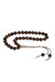 Natural Stone Metal Tasseled Tiger Eye Stone Rosary