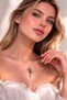 Angel Women Necklace Silver Color Elegant Fairy Fairycore Gift for Lover - 8