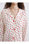 Lcw dream ecru shirt collar Printed pregnancy pajama set - 2