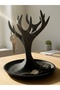 Jewelry Organizer 15X18Cm, Ring and Bracelet Organizer, Keychain, Textured Decor, Tree Jewelry Stand - 3