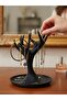 Jewelry Organizer 15X18Cm, Ring and Bracelet Organizer, Keychain, Textured Decor, Tree Jewelry Stand