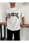 Men's Crew Neck Front Printed Short Sleeve T-Shirt Streetwear Casual Basic Cotton T-Shirt - 2