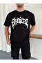 Men's Crew Neck Front Printed Short Sleeve T-Shirt Streetwear Casual Basic Cotton T-Shirt - S