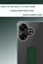 غطاء خلفي من السيليكون المقاوم للصدمات لهاتف Redmi 13 4G - مزود بمقبض يد وحامل - أخضر - 4