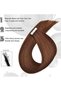 24 Inch Nature Hair Extension Tape in,Remy Seamless Skin Weft Straight Nature Tape in Extensions - 4
