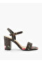 Women Block Heel Sandals - 3