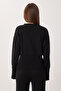 Snap Fastener Top and Bottom Knitwear Set Lpn0017 Black - 8