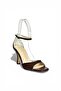 Y569823309 Brown Thin Heeled Women's Shoes - 6