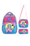 Cute Anime Girl Princess Elementary School Bag 3-Piece Set Lunch Box and Pencil Case - 3