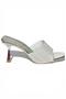 Y820179134 Silver Mirror Thin Heeled Women's Shoes - 7