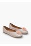 Girls Floral Accent Ballerina Shoes