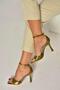 Y569823309 Green Thin Heeled Women's Shoes - 2