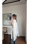 White Cape Cashmere Transparent Blouse - 7097 - 4