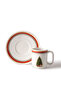 Gaspard 2-Person 4-Piece Gold Coffee Cup Set - Colorful - 90 ml - 7