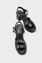 Adara Mia Women's Heeled Sandals 0012305 Black Rustic - 6